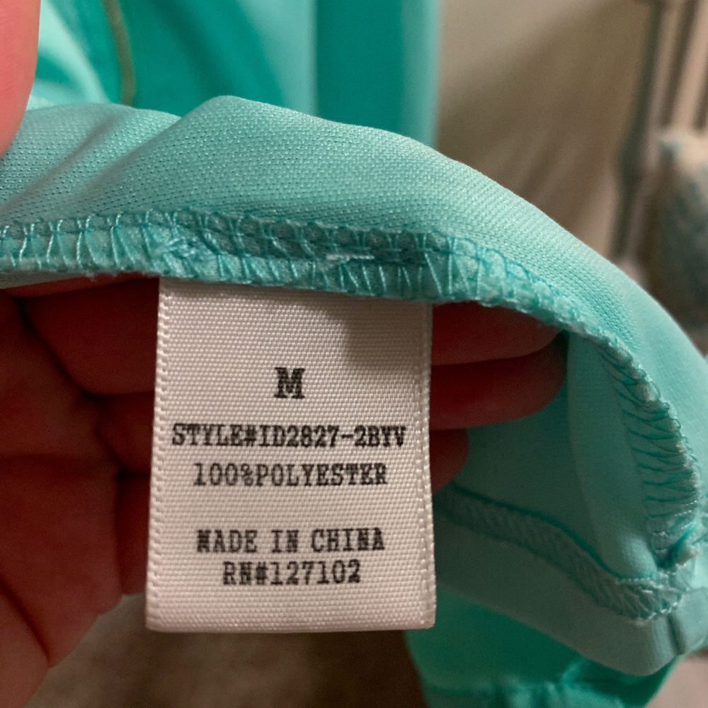 PINK OWL MINT GREEN ZIPPER RUFFLE DRESS - Picture 7 of 8